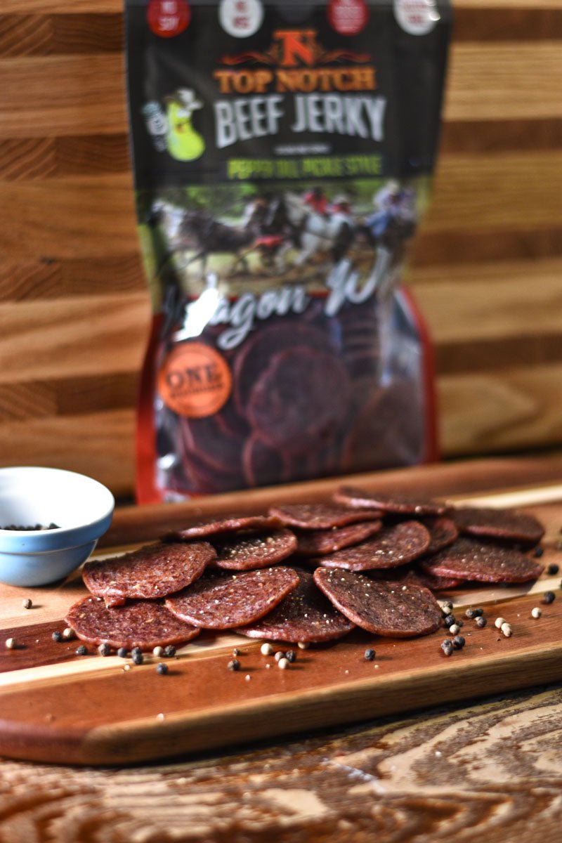 Pepper Dill Pickle Wagon Wheels | Natural Beef Jerky
