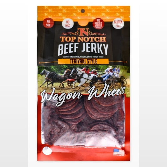 Teriyaki Wagon Wheels | Natural Beef Jerky