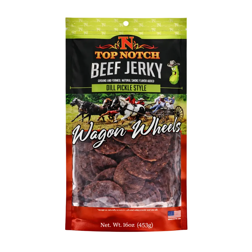Dill Pickle Wagon Wheels | Natural Beef Jerky