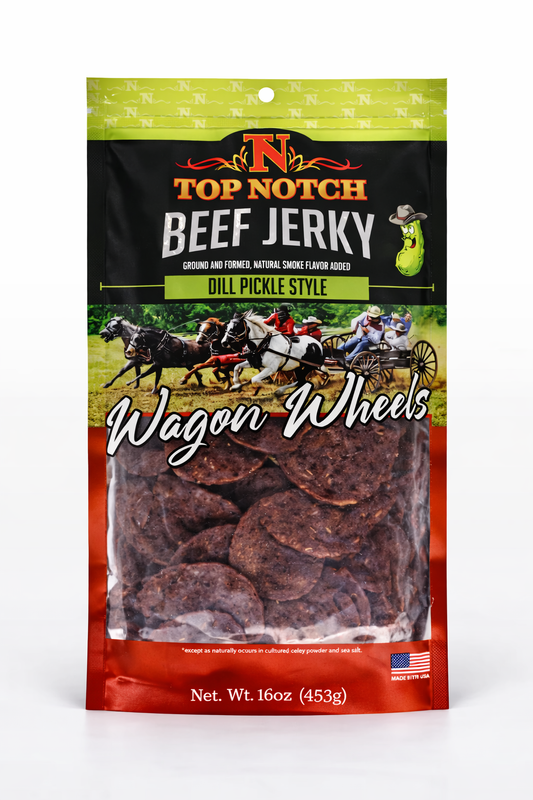Dill Pickle Wagon Wheels | Natural Beef Jerky