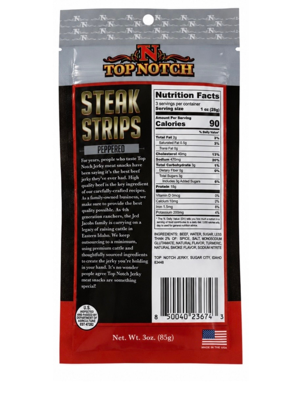 Peppered Steak Strips