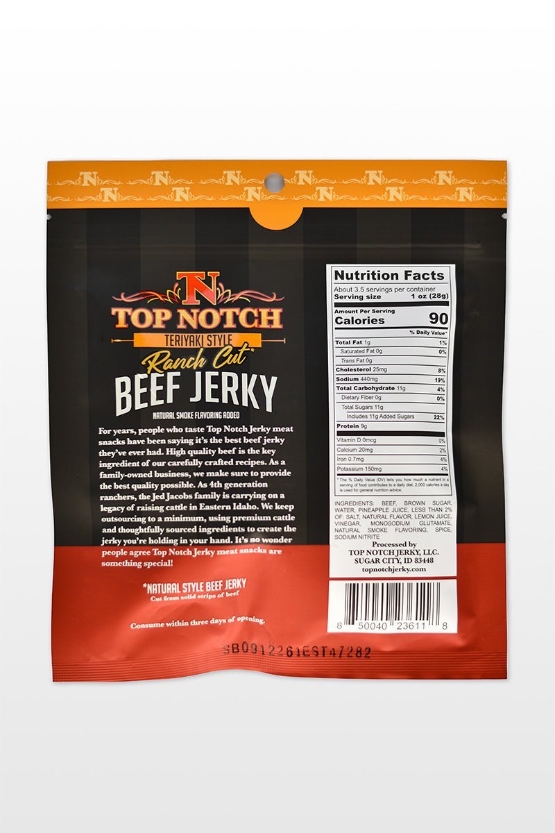 Teriyaki Beef Jerky (Ranch Cut)