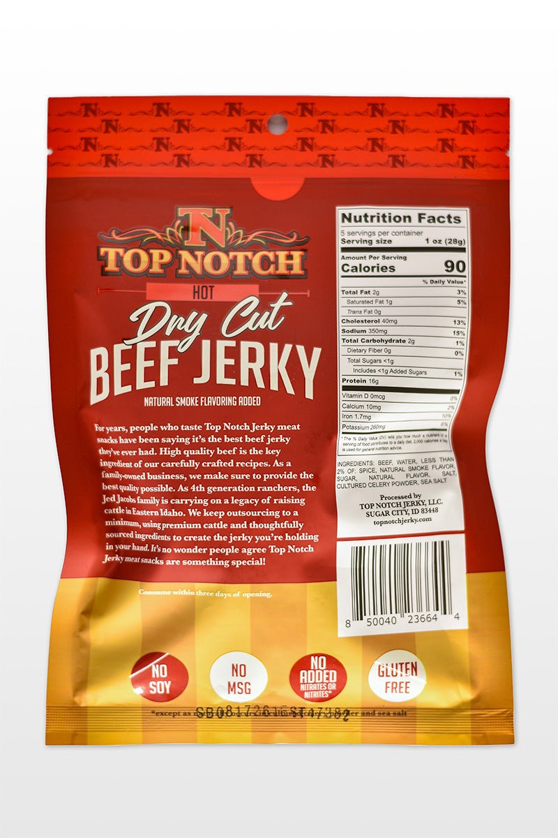 Hot Dry Cut Beef Jerky