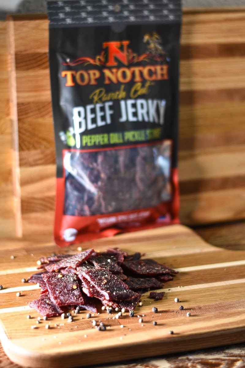 Pepper Dill Pickle Style Beef Jerky (Ranch Cut)