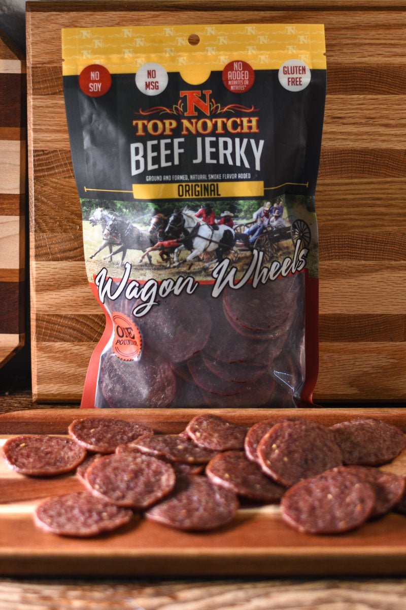 Original Wagon Wheels | Natural Beef Jerky