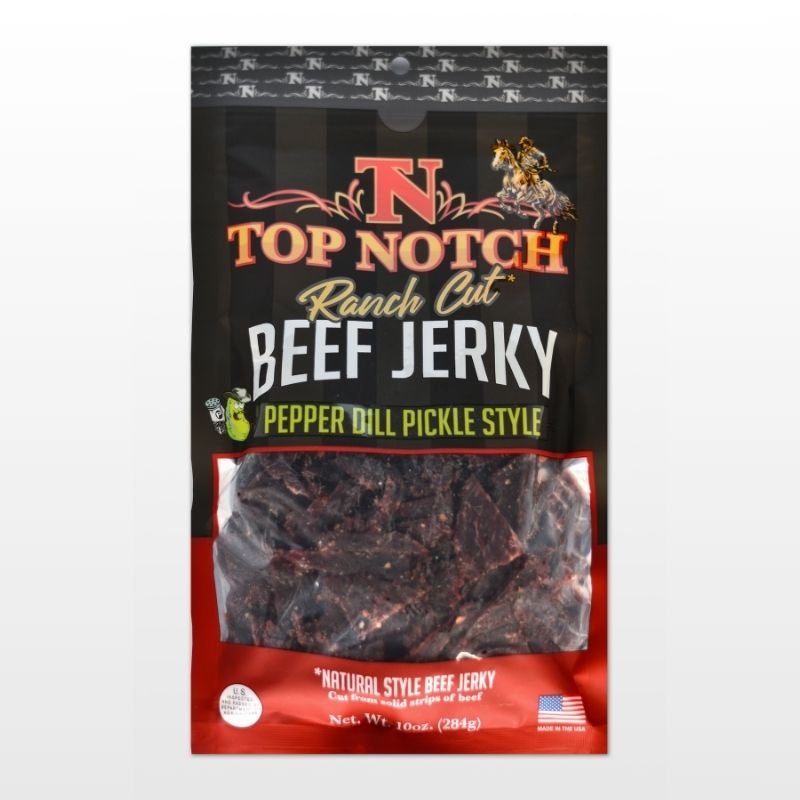Pepper Dill Pickle Style Beef Jerky (Ranch Cut)
