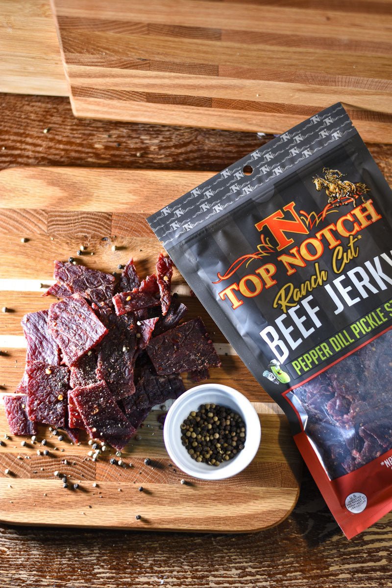 Pepper Dill Pickle Style Beef Jerky (Ranch Cut)