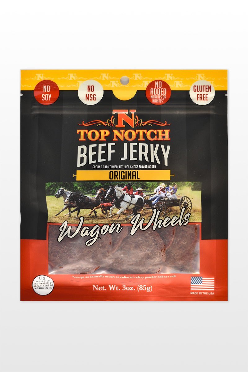Original Wagon Wheels | Natural Beef Jerky
