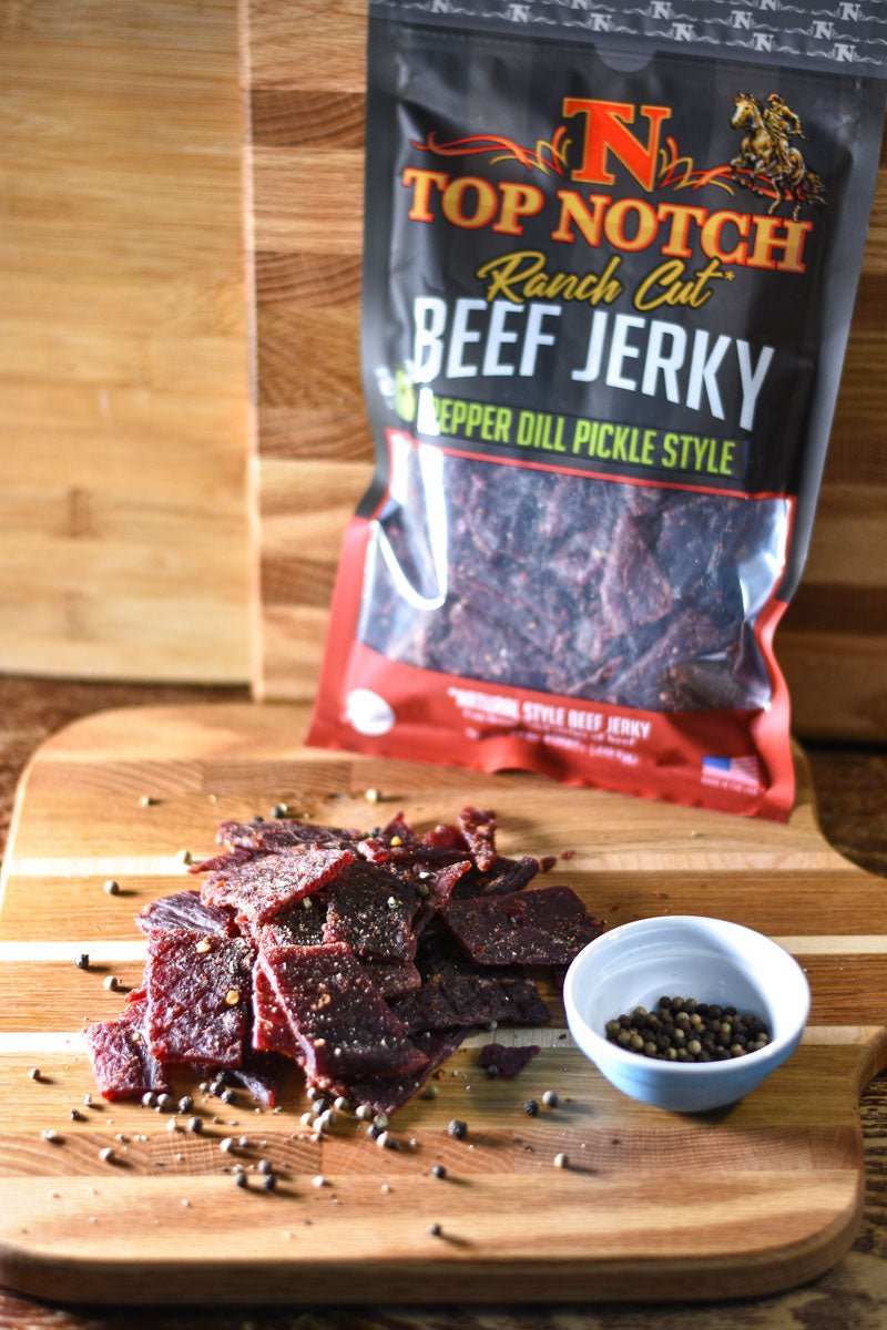 Pepper Dill Pickle Style Beef Jerky (Ranch Cut)