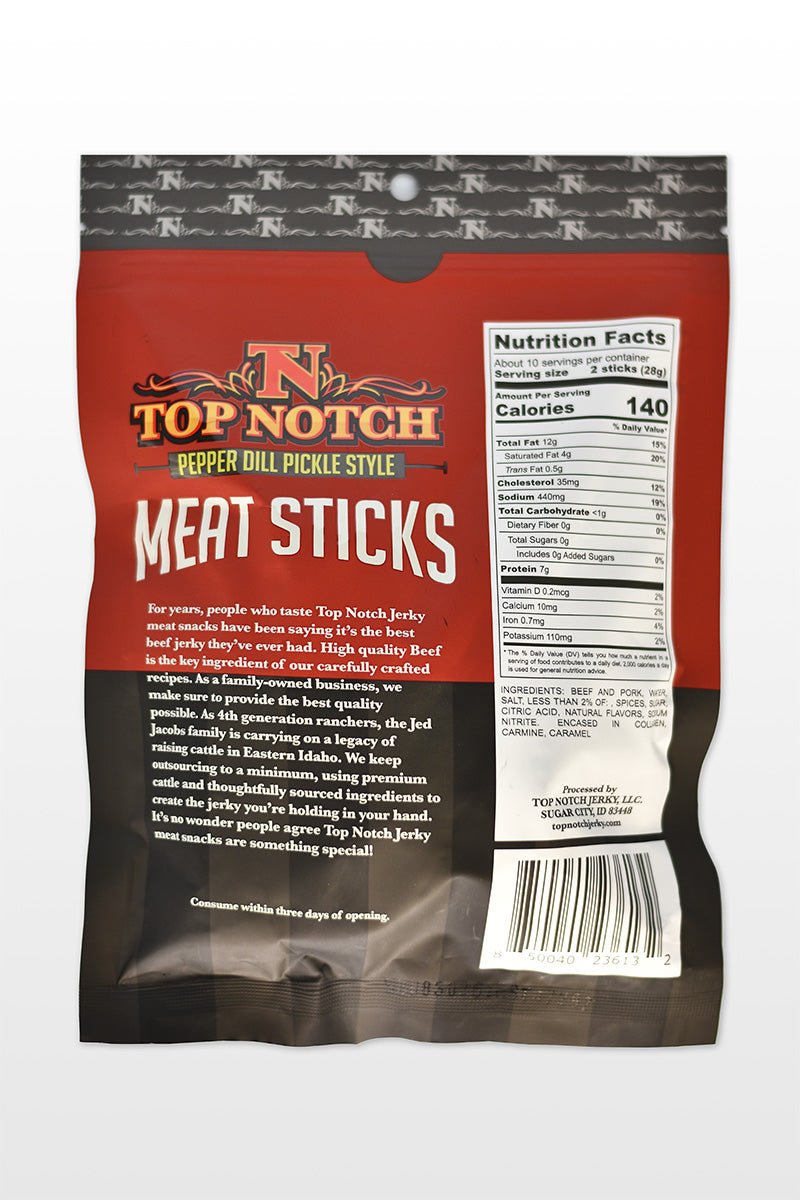 Pepper Dill Pickle Style Meat Sticks
