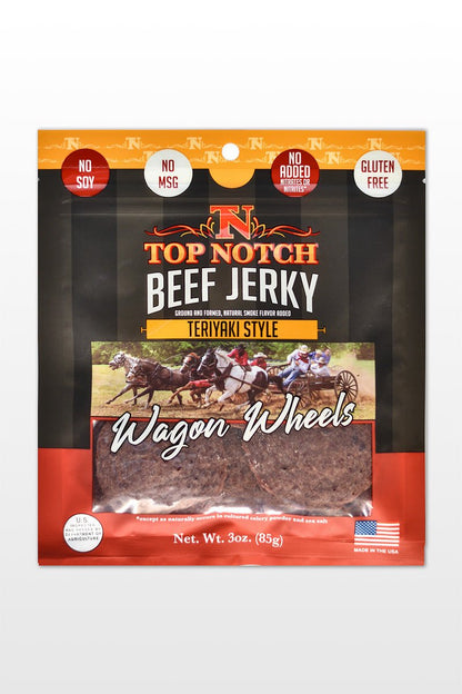 Teriyaki Wagon Wheels | Natural Beef Jerky