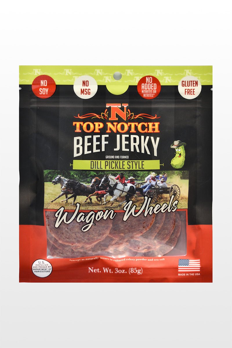 Dill Pickle Wagon Wheels | Natural Beef Jerky