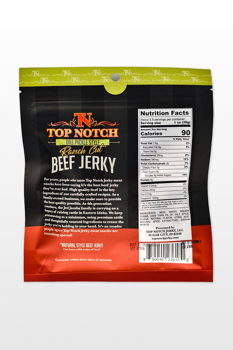 Dill Pickle Style Beef Jerky (Ranch Cut)