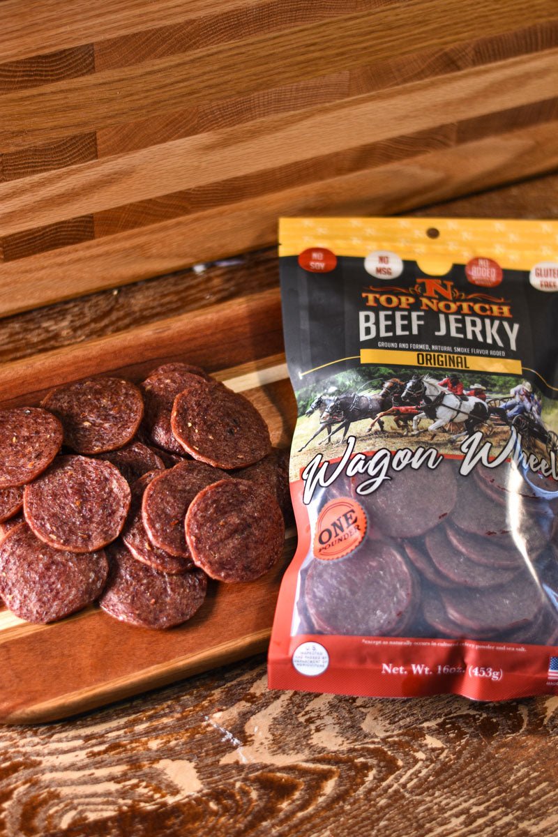Original Wagon Wheels | Natural Beef Jerky