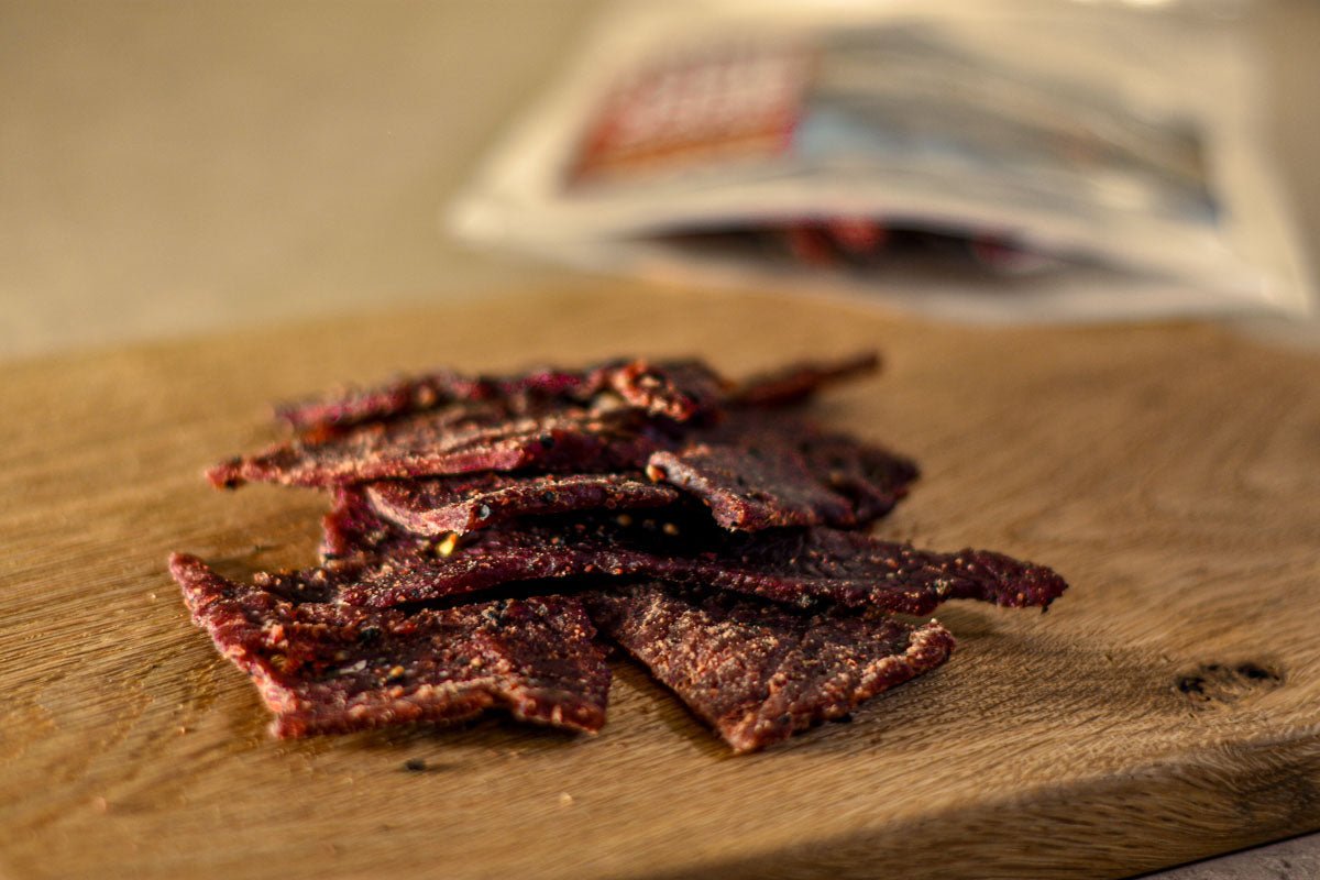 Peppered Beef Jerky (Ranch Cut)