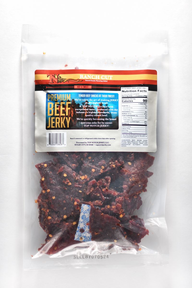 Top Notch Beef Jerky Hot and Sweet Top Notch Jerky