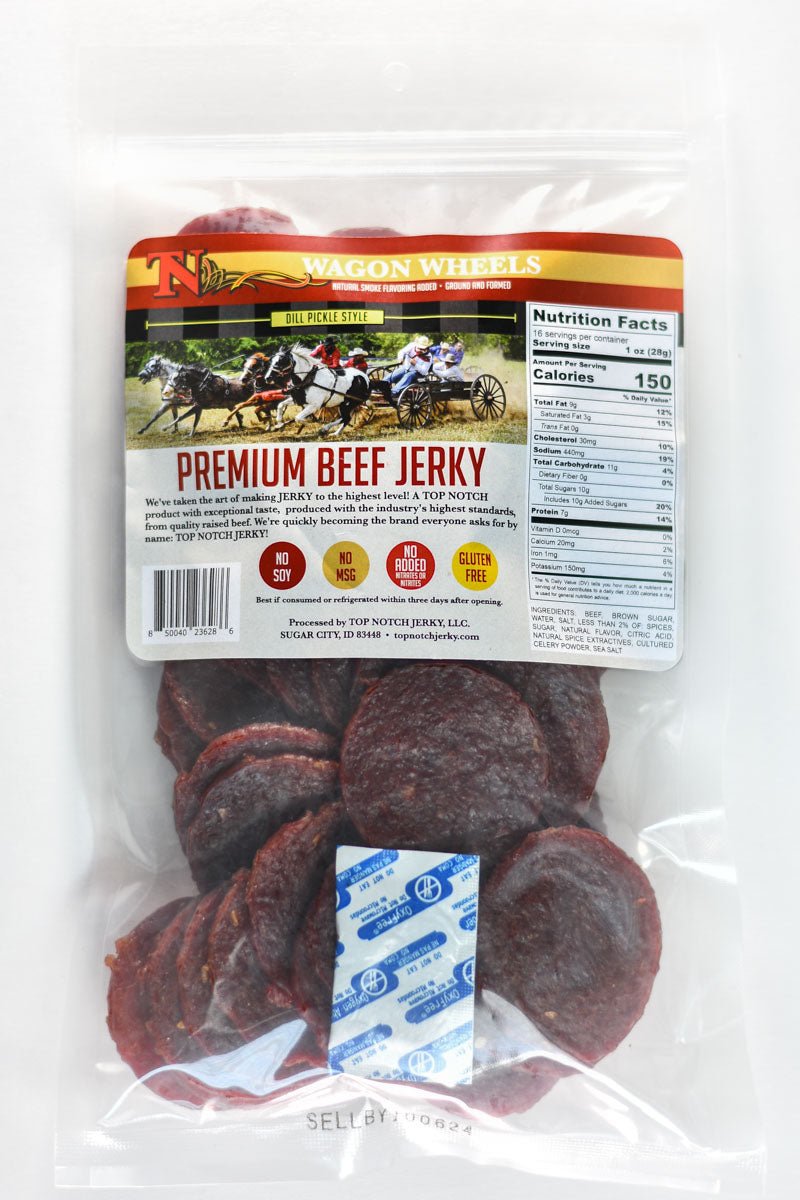 Dill Pickle Wagon Wheels | Natural Beef Jerky