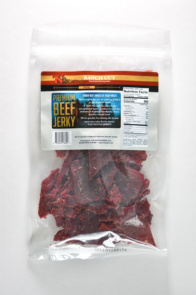 Top Notch Beef Jerky Teriyaki Top Notch Jerky