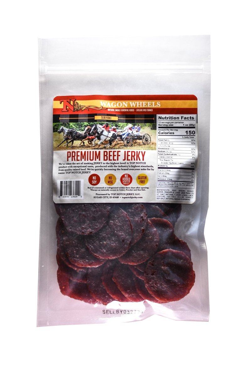 Teriyaki Wagon Wheels | Natural Beef Jerky